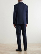 Caruso - Twill Suit Jacket - Blue