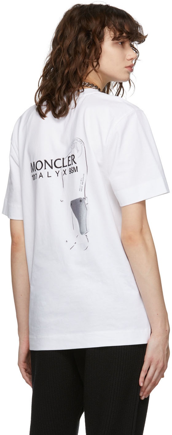Moncler Genius 6 Moncler 1017 ALYX 9SM White Logo T-Shirt Moncler