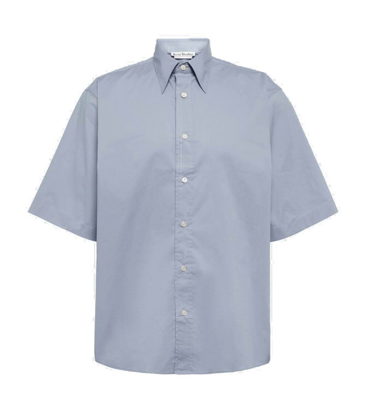 Photo: Acne Studios Cotton-blend poplin shirt