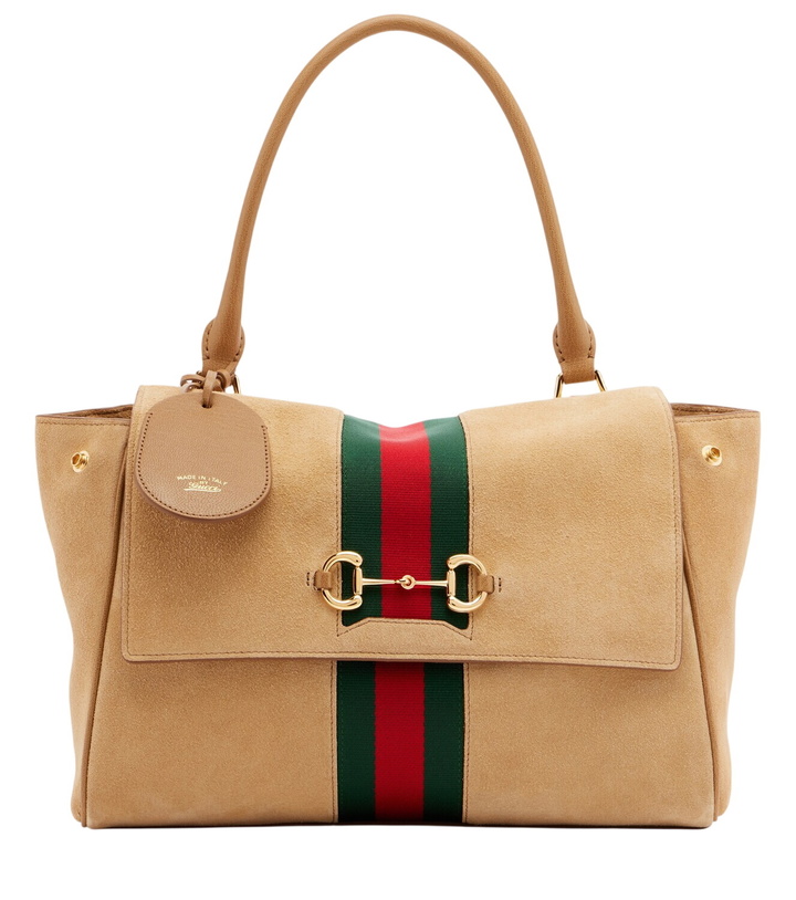 Photo: Gucci Paparazzo Medium suede top-handle bag