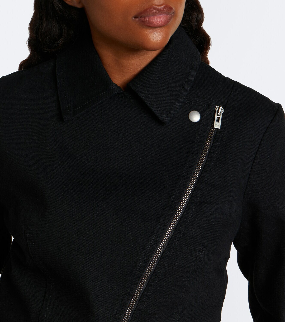 Alaïa Denim biker jacket