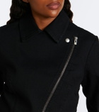 Alaïa Denim biker jacket