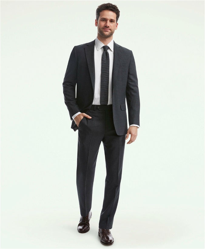 Photo: Brooks Brothers Men's Explorer Collection Regent Fit Suit Jacket | Grey