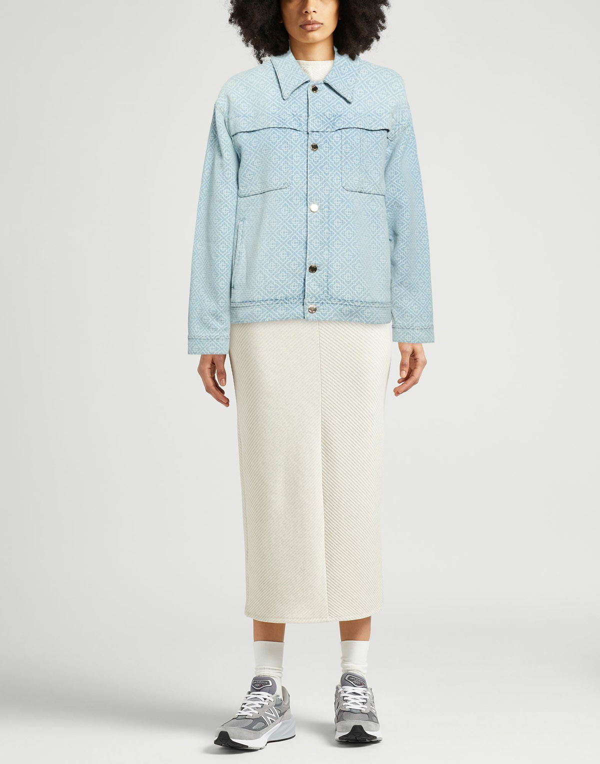 Casablanca Womens Jacket Sky in Blue