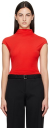 Paris Georgia Red Asymmetric T-shirt