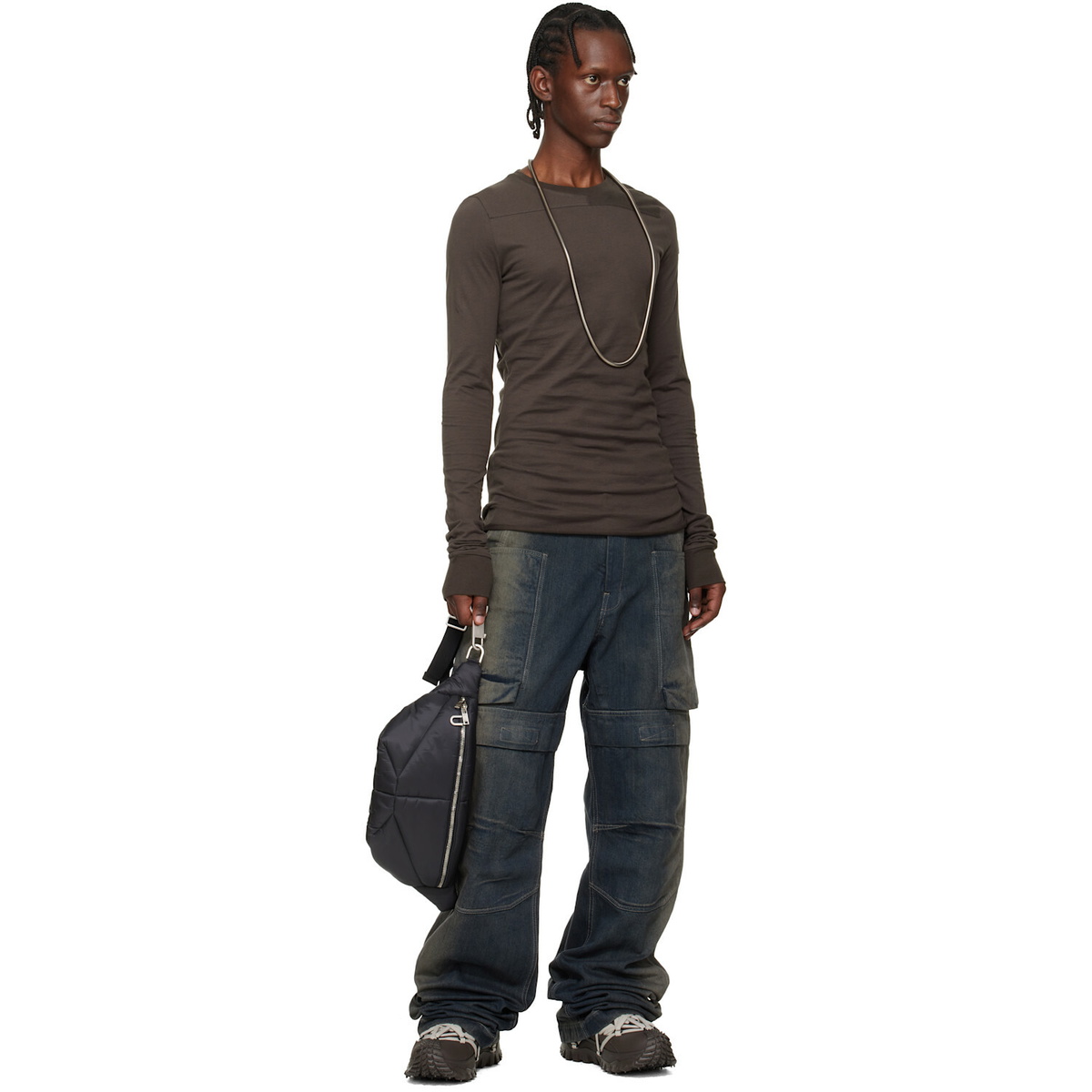 Rick Owens Moncler + Rick Owens Black Bumbag