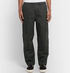 Stüssy - Checked Canvas Drawstring Trousers - Black