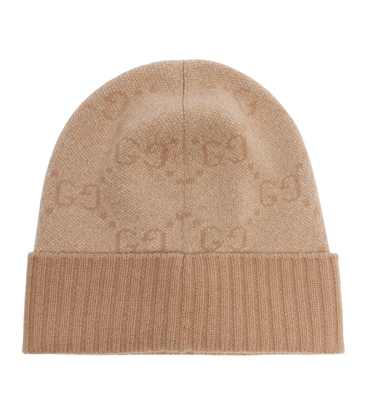 Gucci Grey & Pink Cashmere GG Beanie Gucci