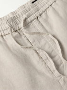 Rag & Bone - Bradford Straight-Leg Linen Drawstring Trousers - Gray