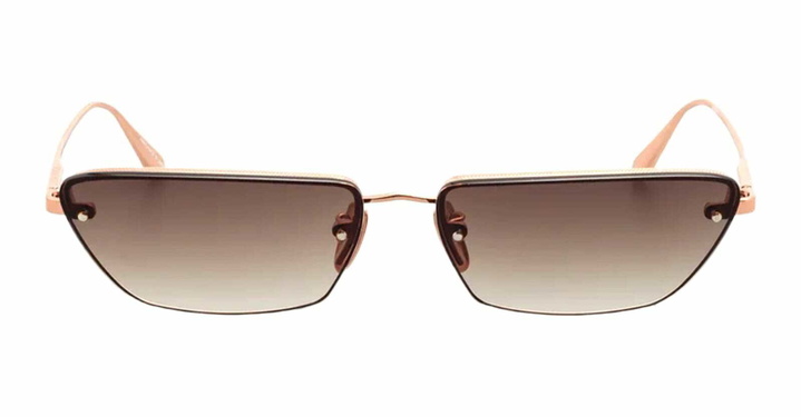 Photo: Linda Farrow Cleo - Rose Gold Sunglasses