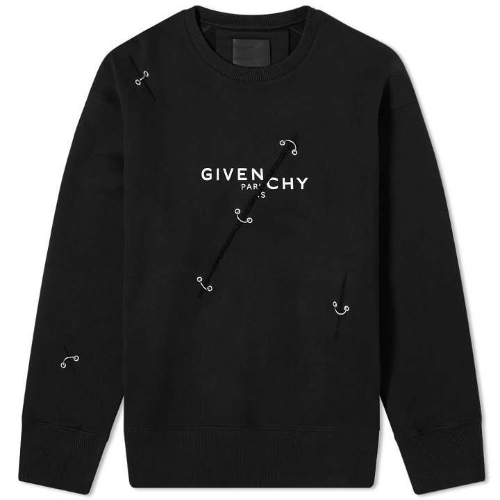 Photo: Givenchy Trompe Loeil Ring Crew Sweat