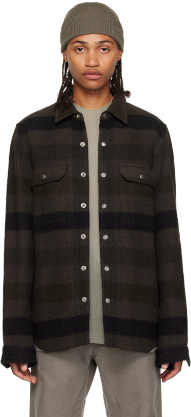 Photo: Rick Owens Gray Check Shirt