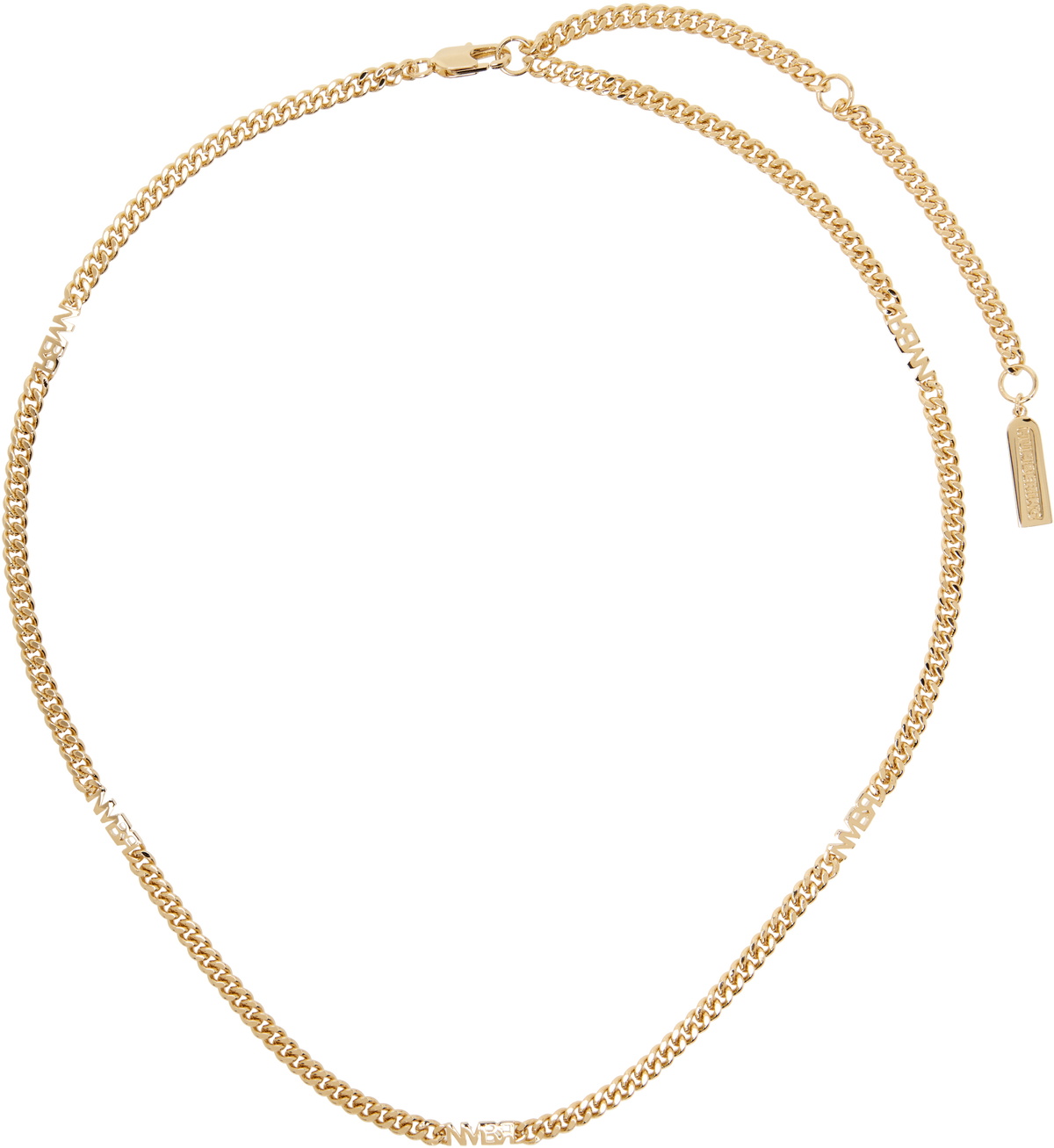 Numbering Gold #5835 Necklace Numbering