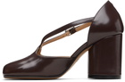 Maison Margiela Brown Tabi Décolleté Heeled Sandals