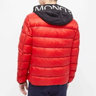 Moncler Men's Provins Logo Hood Jacket in Red