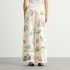 ALÉMAIS Women's Wide Leg Court Denim Trouser in Cream