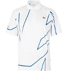 Lacoste Tennis - Novak Djokovic Printed Stretch-Jersey Polo Shirt - White