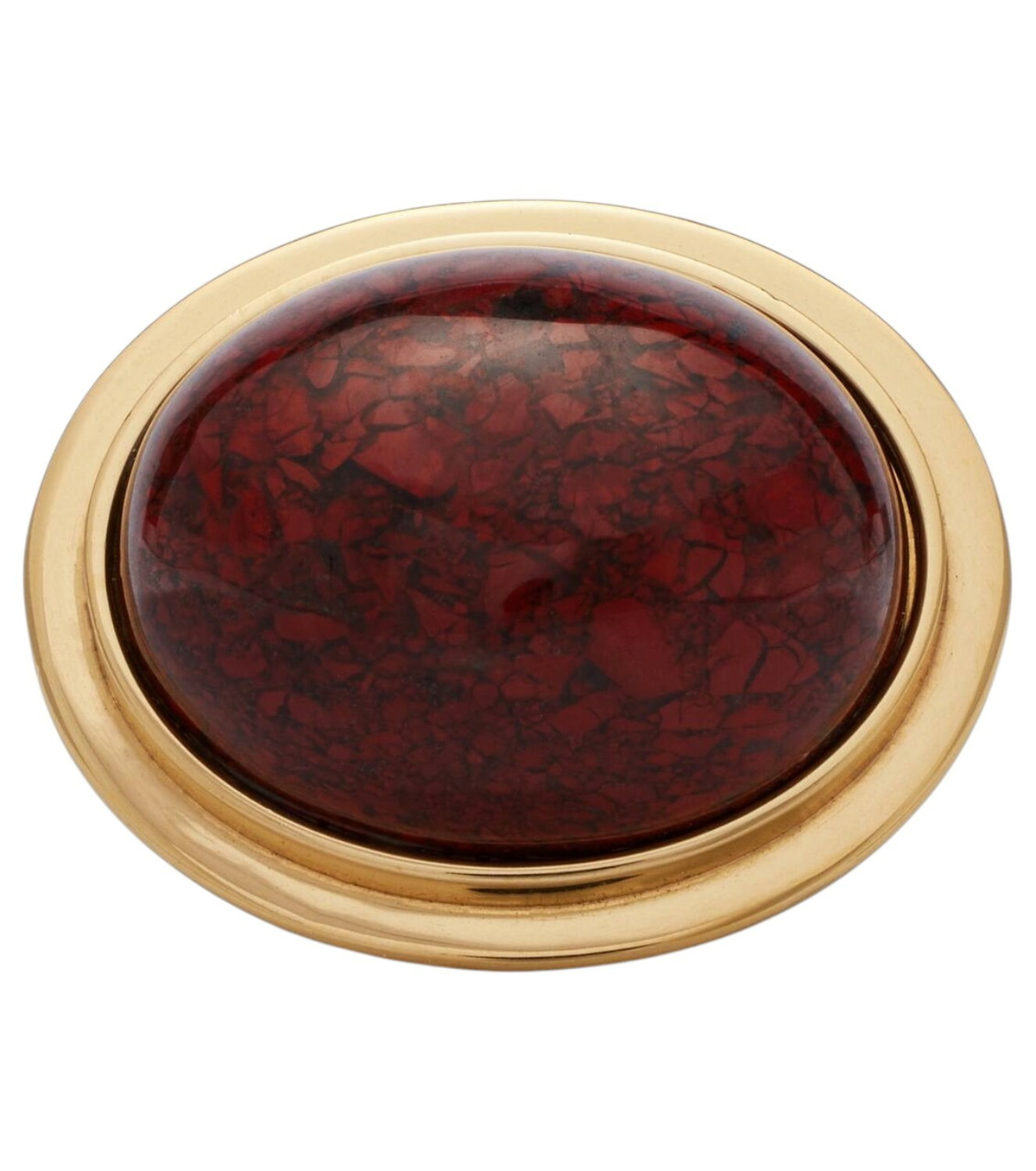 Chloé Gold Tone Jamie Wood Ring Chloe
