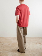 A.PRESSE - Cotton-Jersey T-Shirt - Red