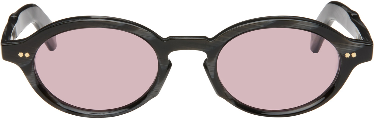 Cutler and Gross Black GR13 Oval Sunglasses