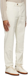 Brunello Cucinelli Off-White Corduroy Trousers