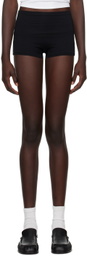 ÉTERNE Black High-Rise Shorts