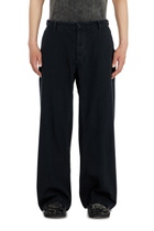 Diesel Cotton ripstop pants with side buckles - Pants - Man -