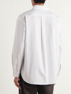 De Bonne Facture - Architect Striped Cotton-Poplin Shirt - White