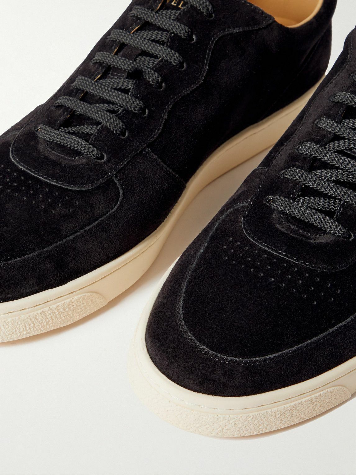 Brunello Cucinelli Black Cotton Low Top Sneakers main image 1