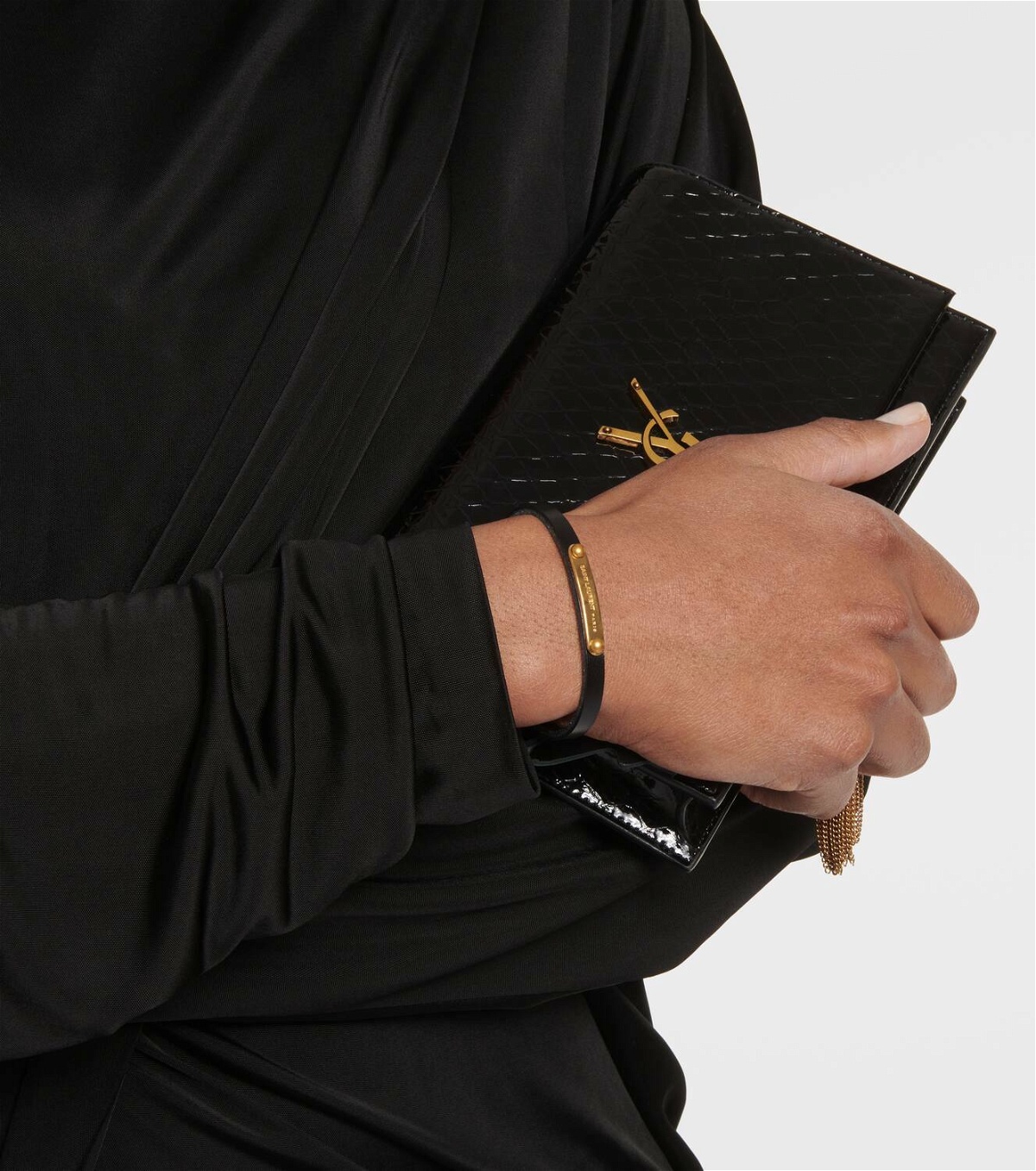 Shop Saint Laurent Opyum Heart Charm Bracelet In Metal | Saks Fifth Avenue
