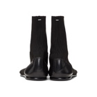 Maison Margiela Black Knit Tabi Boots