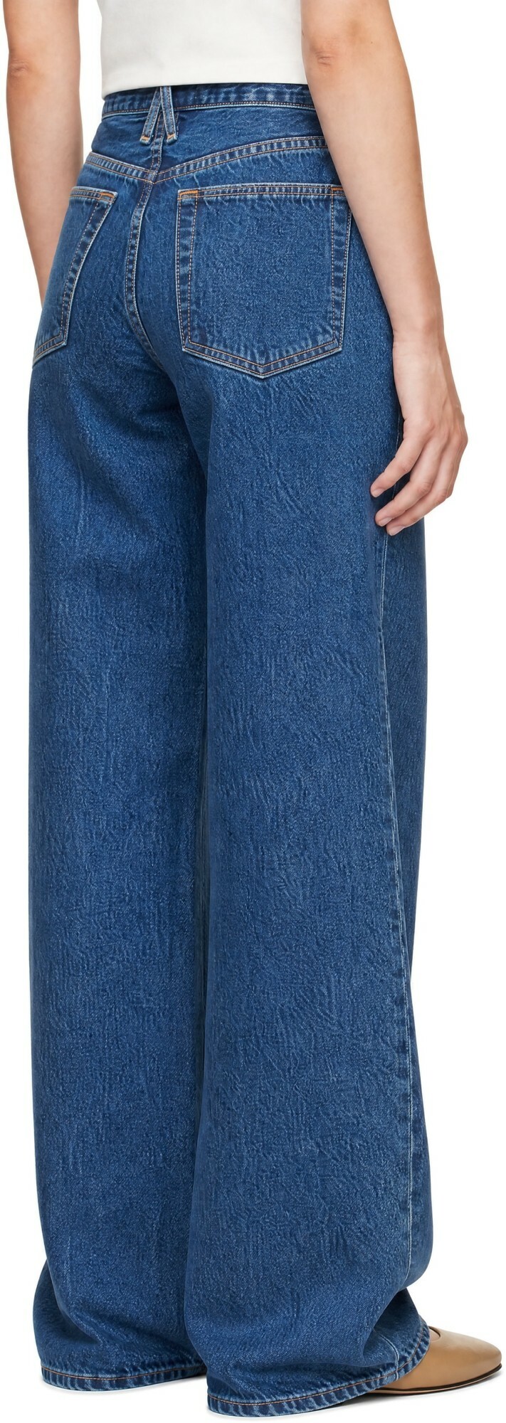 SLVRLAKE Blue Jamie Crop Jeans