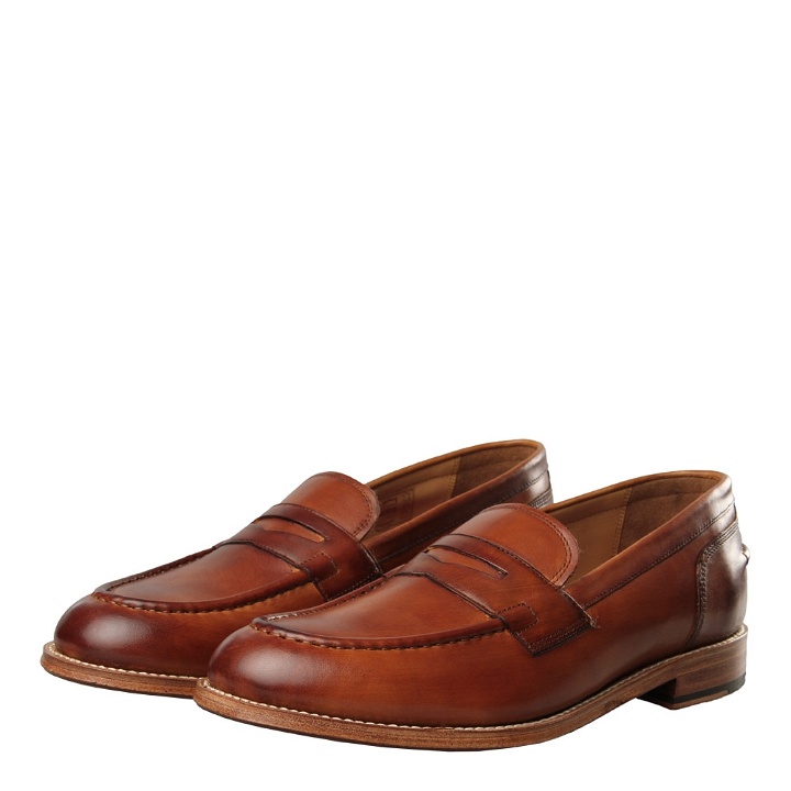 Photo: Maxwell Loafer - Handpainted Tan