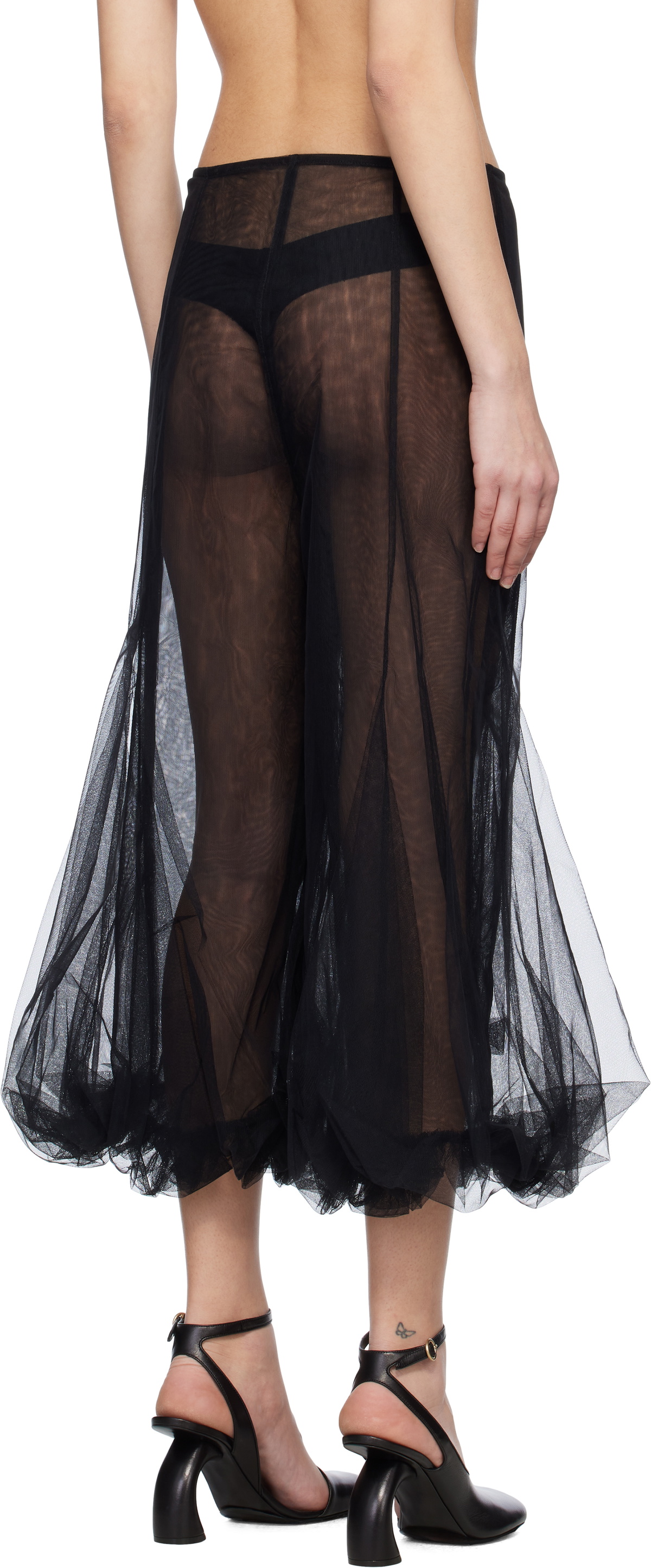 Renaissance Renaissance Black Loulou Tulle Trousers