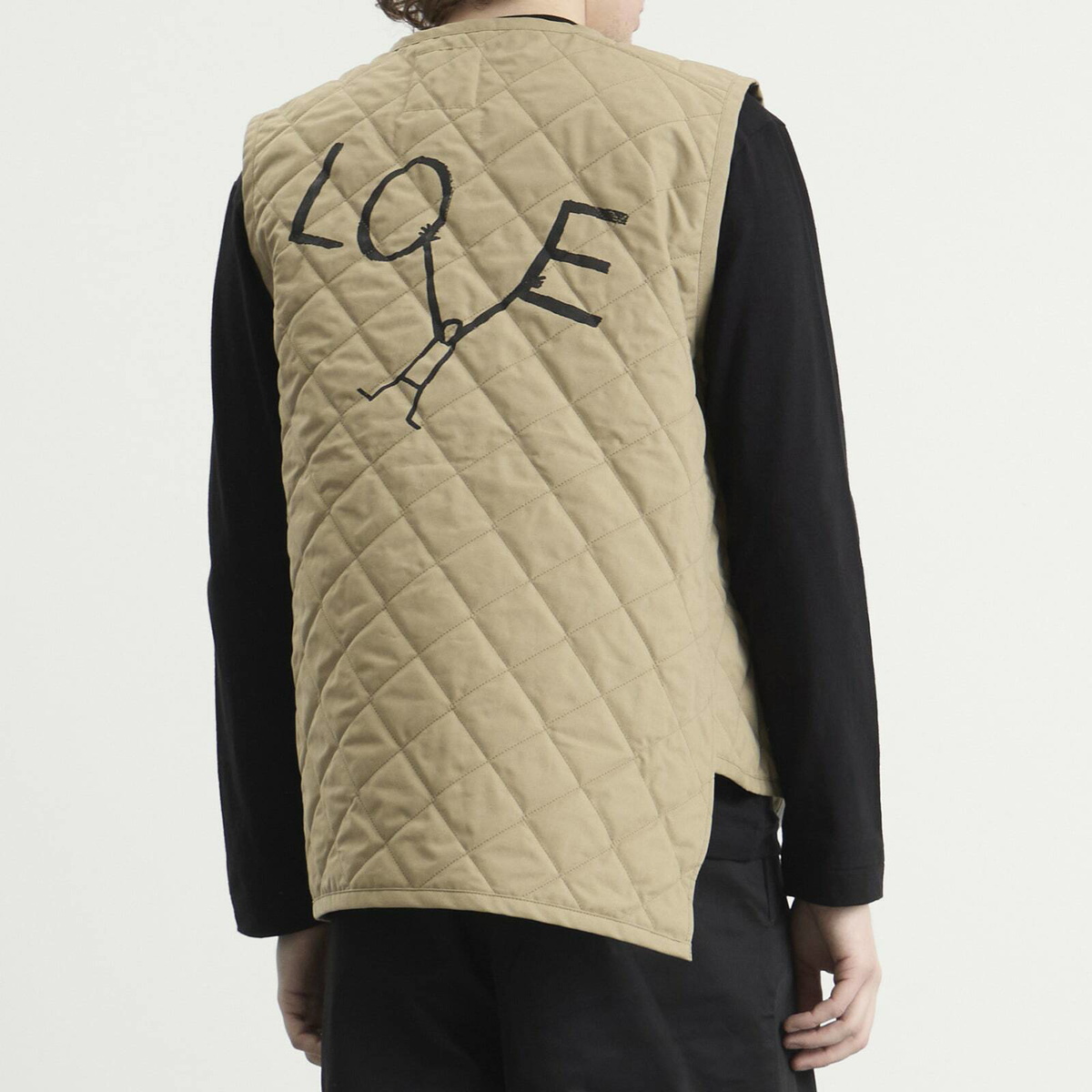 Comme des Garçons SHIRT Men's Lavenham Gilet in Beige