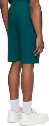 HOMME PLISSÉ ISSEY MIYAKE Green Monthly Color May Shorts