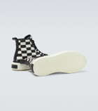 Amiri Court checked high-top sneakers