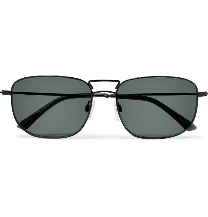 Photo: Sun Buddies - Giorgio Square-Frame Stainless Steel Sunglasses - Black