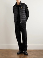 Belstaff - Kerrigan Ribbed Panelled Merino Wool Sweater - Black