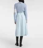 Polo Ralph Lauren A-line denim midi skirt