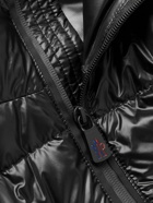 Moncler Grenoble - Knitted and Quilted Shell Down Ski Jacket - Black