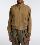 Ralph Lauren Collection Suede bomber jacket