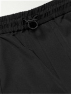 Club Monaco - Travel Tapered Stretch-Shell Drawstring Trousers - Black
