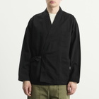 Universal Works Men's Twill Kyoto Work Jacket in Black