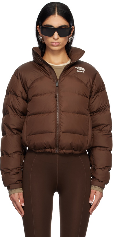 Photo: SKIMS SSENSE Exclusive The North Face Edition Retro Nuptse Down Jacket