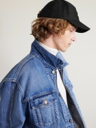 CELINE - Logo-Appliquéd Wool-Twill Baseball Cap - Black