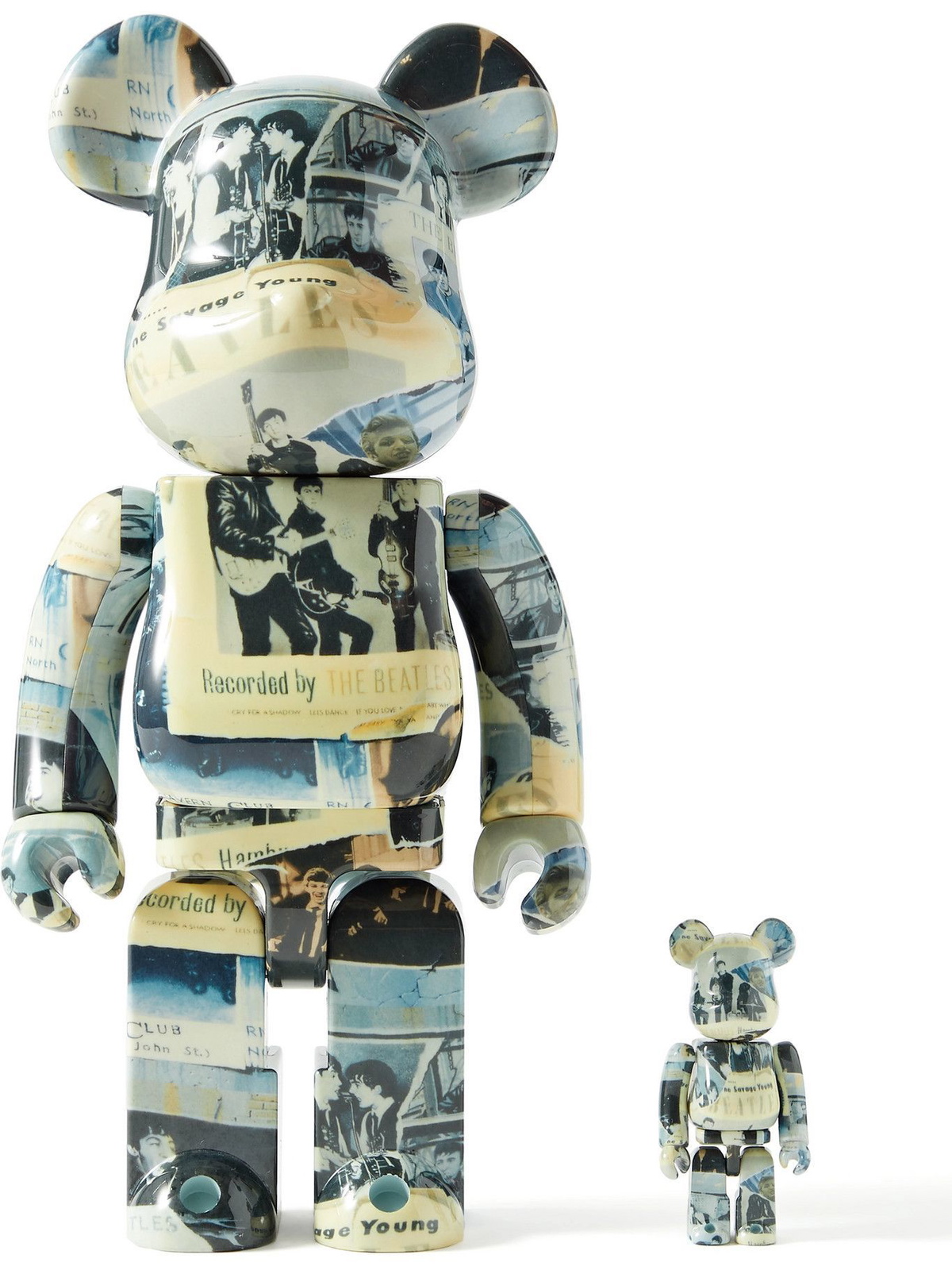 BE@RBRICK - The Beatles Anthology 100% 400% Printed Figurine Set