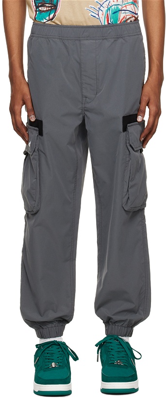 Photo: AAPE by A Bathing Ape Gray Bonded Cargo Pants