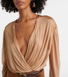 Saint Laurent Draped bodysuit