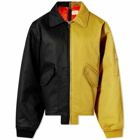 (di)vision Women's Bomber Split Jacket in Black/Yellow